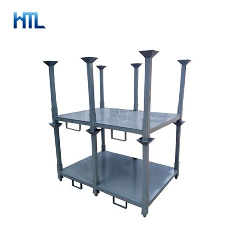 Powder Coating Fabric Roll Storage Portable Durable Steel Post Pallets