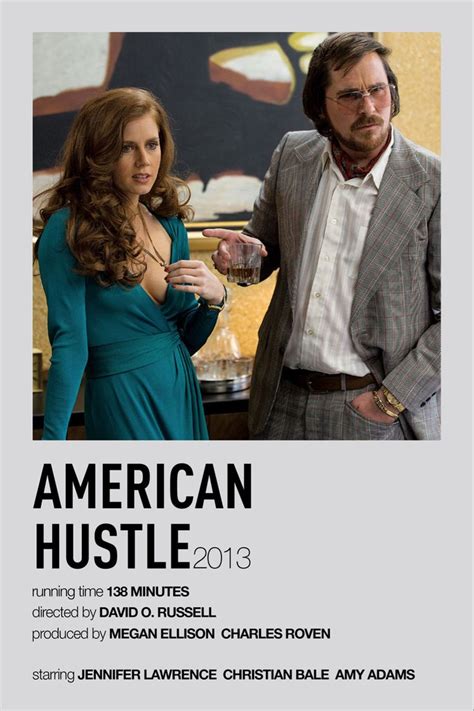 American Hustle Polaroid Poster | American hustle, Movie posters ...