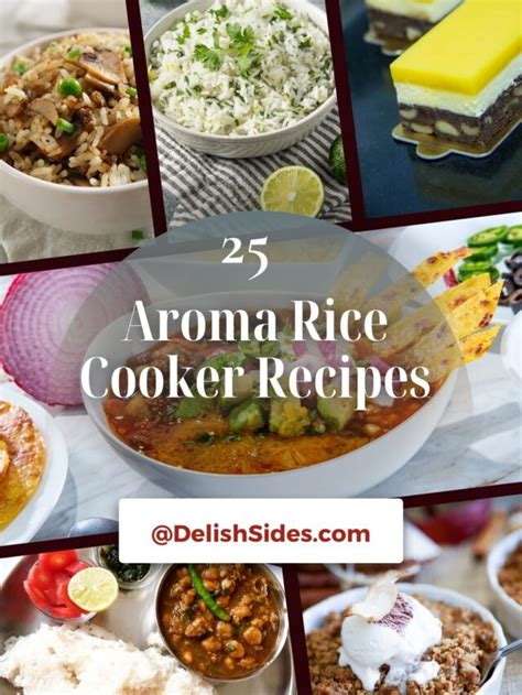 25 Aroma Rice Cooker Recipes - Delish Sides