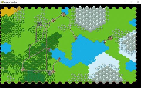 Procedural Hex Tile Maps Rpygame