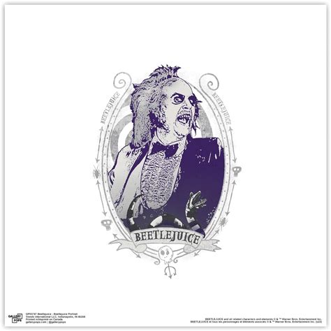 Trends International Gallery Pops Beetlejuice Beetlejuice Portrait Wall Art Unframed Version