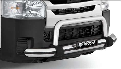 Powerful Nudge Bar For Toyota Hiace Zl Narrow Body Chrome