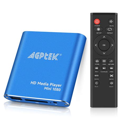 Buy HD Media Player, AGPtek Mini 1080p Full-HD Ultra HDMI Digital Media ...