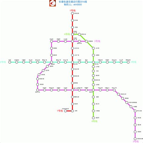 长春轨道交通规划图 轨道交通图 地之图