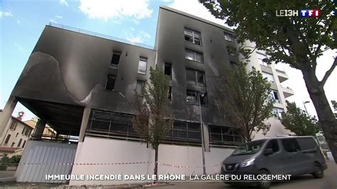 Immeuble incendié dans le Rhône la galère du relogement