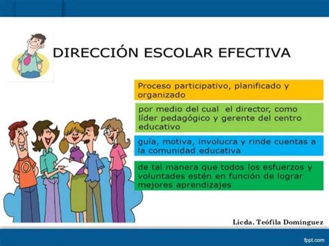 La Direccion Escolar Y Los Lineamientos Para La Gestion Y La Calidad