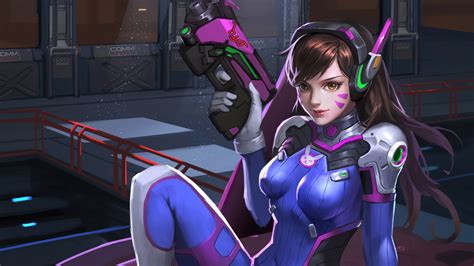 1920x1080 Dva Overwatch Art 2020 Laptop Full Hd 1080p Hd 4k Wallpapers