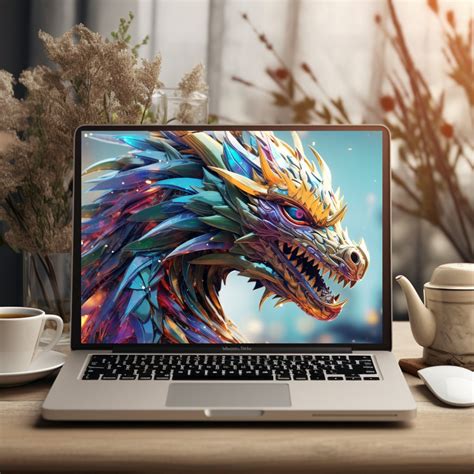 12 Pcs Colorful Dragon Wallpaper for Desktop Digital Product Computer ...