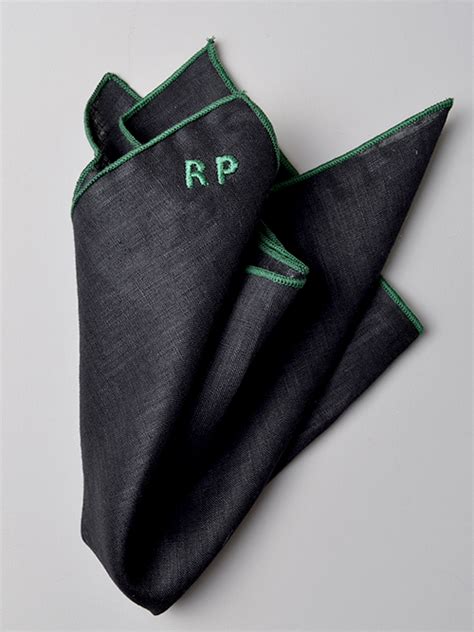 Monogrammed Pocket Squares