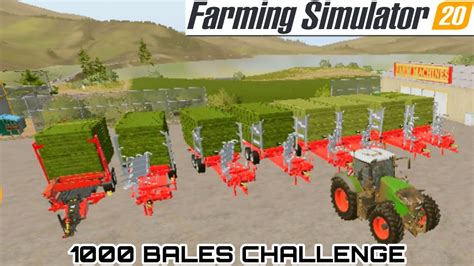 Farming Simulation 20 1000 Bales Challenge Fs20 Timelapse Video