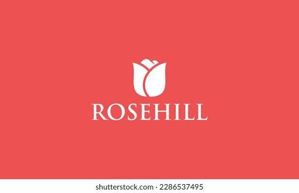 Rose Logo Rose Hill Rose Flower Stock Vector (Royalty Free) 2286537495 | Shutterstock