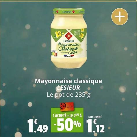 Promo Mayonnaise Classique Lesieur Chez Coccimarket ICatalogue Fr