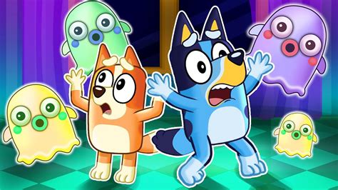 Bluey And Bingo Transform Into Vampires On Halloween Bluey Cartoon