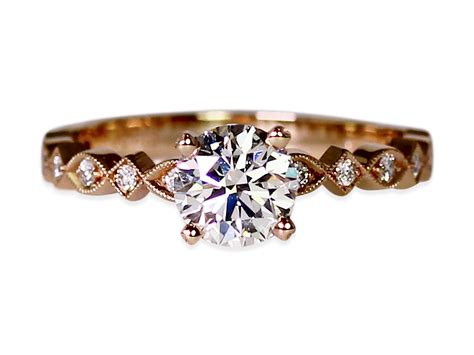 Diamond Engagement Ring in Rose Gold – www.igorman.com