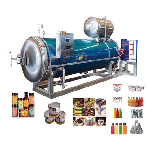 Industrial Automatic Food Sterilizer Autoclave Retort Machine For