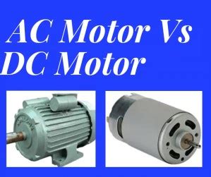 Difference between AC and DC Motor with comparison chart Archives ...