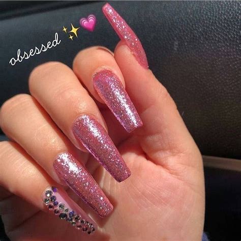 50 Trendy Glitter Coffin Nails Style Designs Inspired You In Fall Season Ibaz Womens Nails