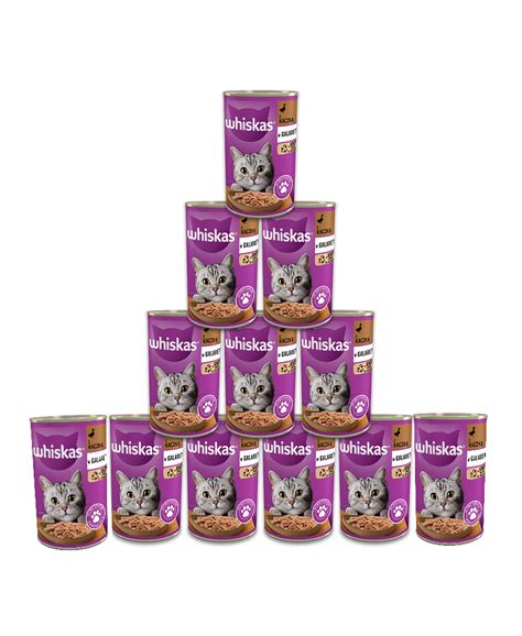 WHISKAS Adult puszka 12 x 400g mokra karma dla kotów z kaczką w