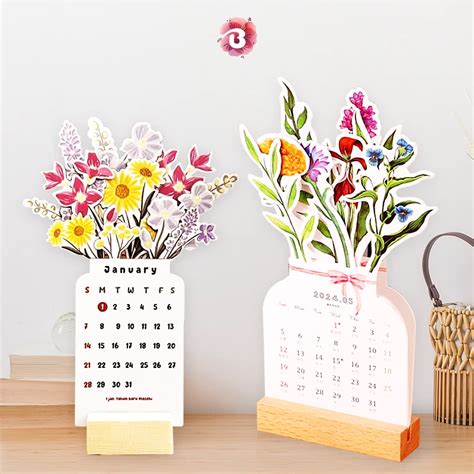 Bloomylog Bloomy Flower Calendar Camicely Shop