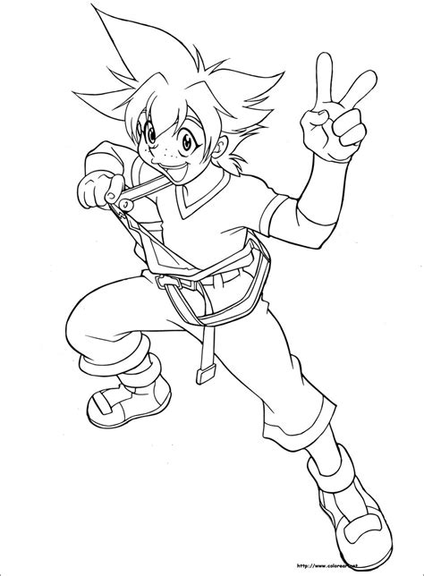 Dibujos Para Colorear De Beyblade