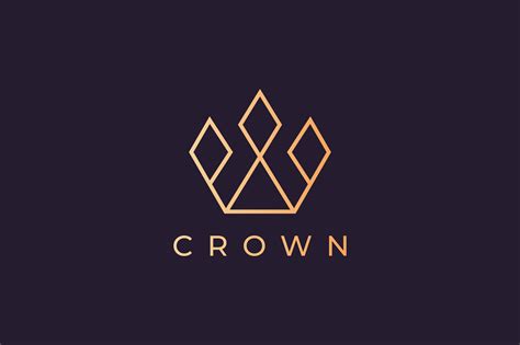 Crown Logo With Luxury And Modern Style By Murnifine Creative