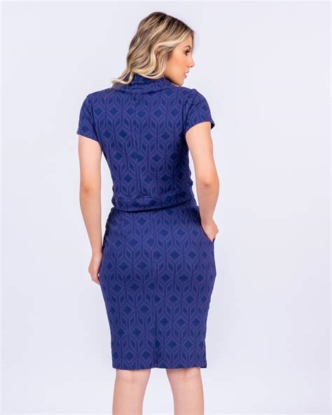 Conjunto Em Malha Jacquard Express O Moda Feminina