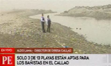 Callao solo tres de 13 playas están aptas para los bañistas