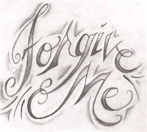 Forgive Me Tattoo by CaptainSeven on DeviantArt