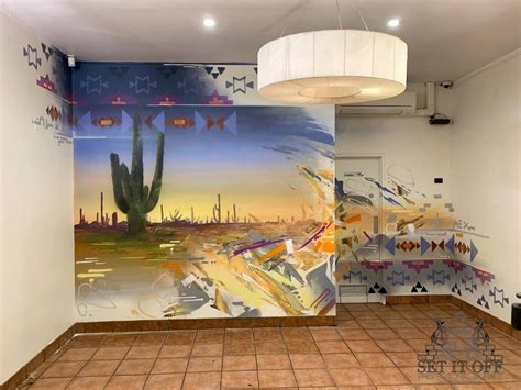 Mexican Restaurant Interior Wall Art - Set It Off Decor