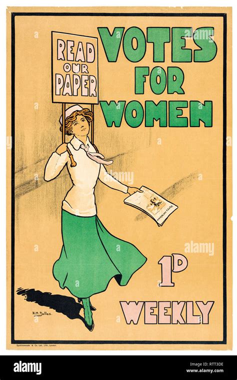 Suffrage posters uk hi-res stock photography and images - Alamy