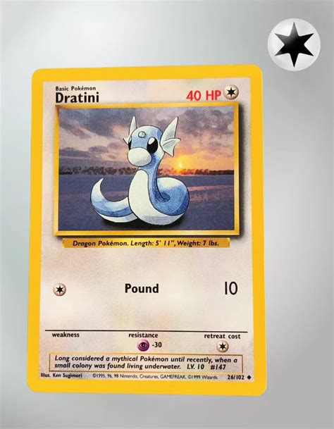 Dratini Base Set 26 102 TCG Coleccionistas