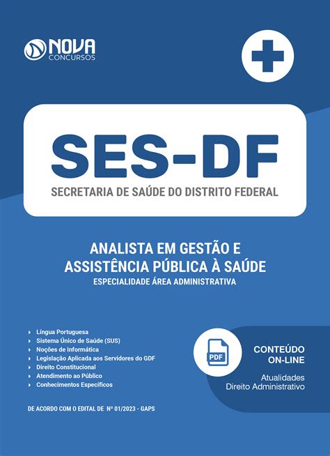 Apostila Ses Df Analista Em Gestão E Assistência Pública à Saúde Especialidade Área