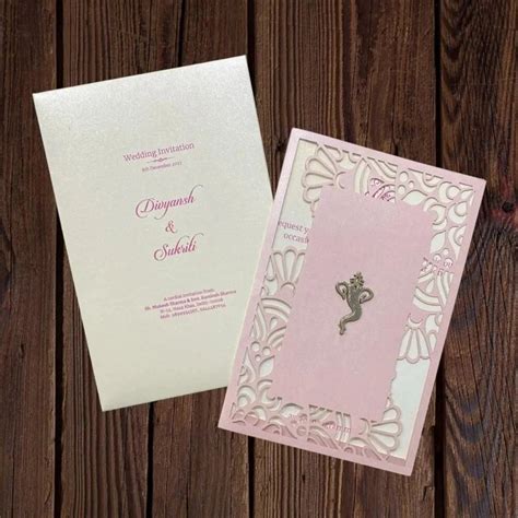 Kl Lasercut Paper Wedding Invitation Card At Rs Piece Laser