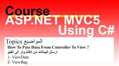 How To Pass Data From Controller To View Using Viewdata Viewbag