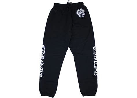 Chrome Hearts Horse Shoe Logo Sweatpants Black Mens Ss21 Us