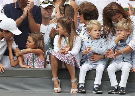 Meet Roger Federer's adorable twins - Rediff Sports