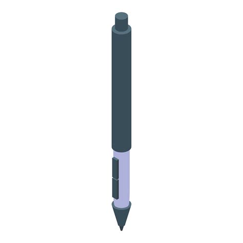 Signature pencil icon isometric vector. Digital pen 20246754 Vector Art ...