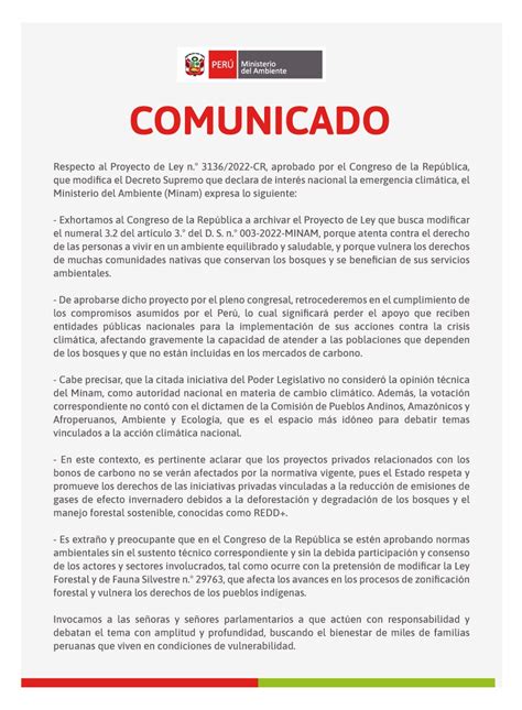 Senamhi On Twitter Rt Minamperu Alertaambiental El Minam Invoca Al