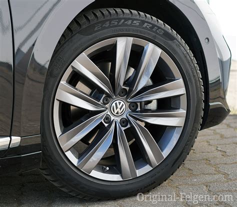 Audi VW Original Felge 3G8 601 025 R VW Alufelge ALMERE Adamantium Dark