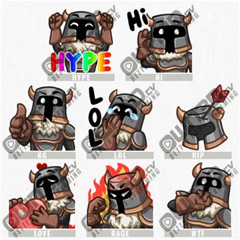 Knight Animated Sub Emotes Pack Twitch Kick Youtube Etsy