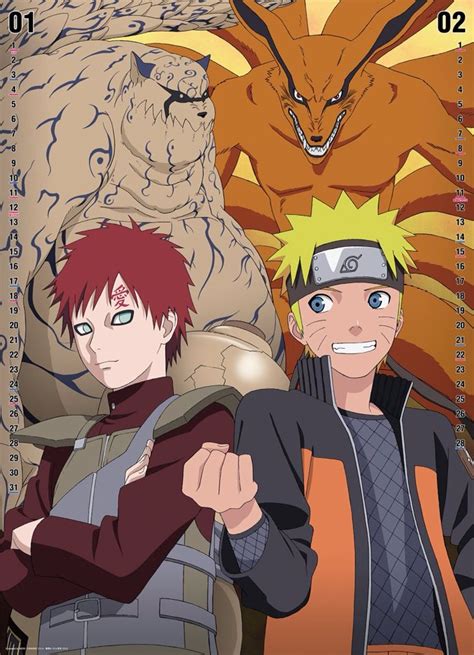 Naruto Gaara Kurama And Shukaku Naruto Naruto Shippuden Gaara