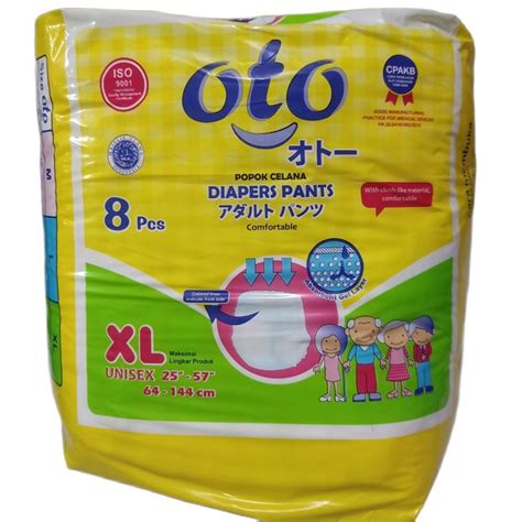 Oto Adult Diaper Pants Xl 1pack {8pcs Pack} Lazada Ph