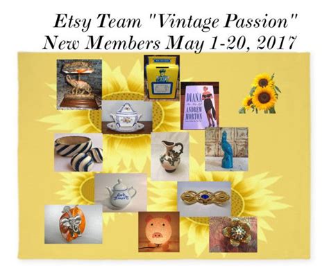 Etsy Teamvintage Passion New Team Member May 1 20 2017 By