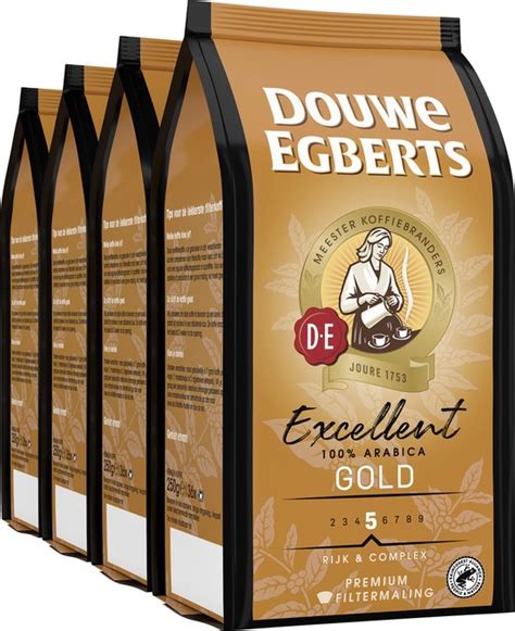 Douwe Egberts Excellent Gold Aroma Variaties Filterkoffie Intensiteit