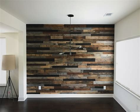 Rustic Reclaimed Wood Wall