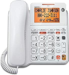 At T Cl Corded Standard Phone With Answering System And Backlit