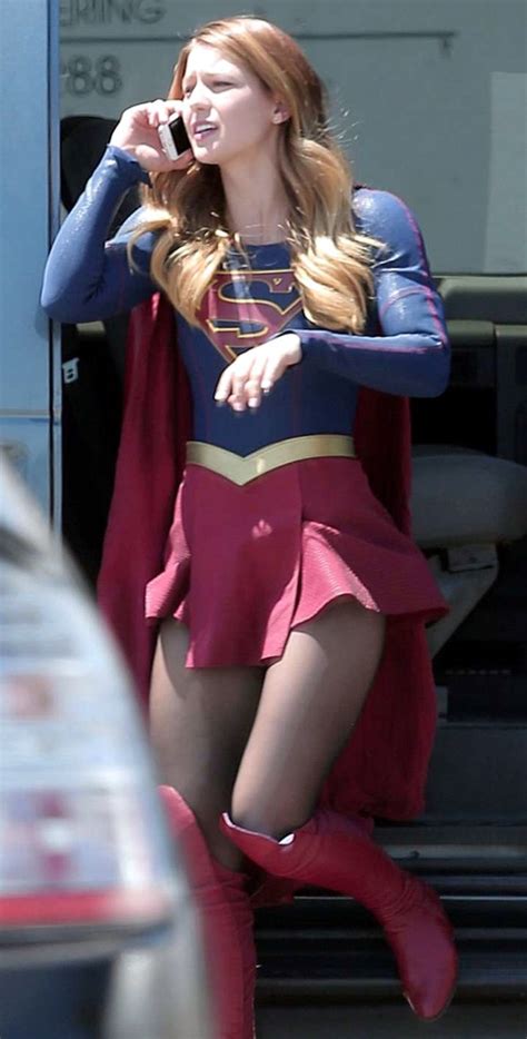 Melissa Benoist Supergirl Actress On Set 21 Hot Photo Starcelebblog