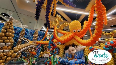 Giant Under The Sea Balloon Octopus Sculpture From Balloon Wonderland