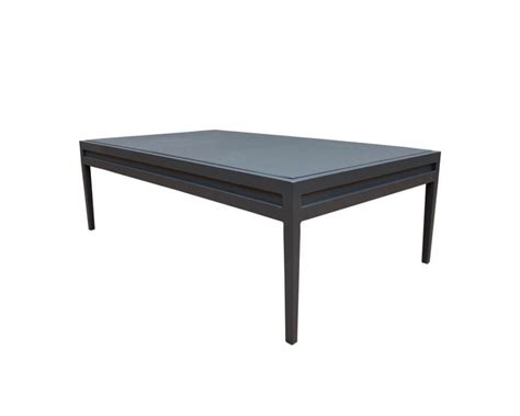 Table Basse De Jardin Rectangulaire En Alu Anthracite Amboise