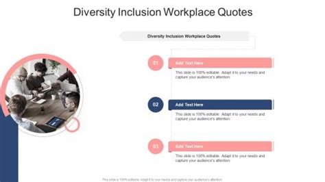 Diversity Inclusion Quotes Workplace Powerpoint Presentation And Slides